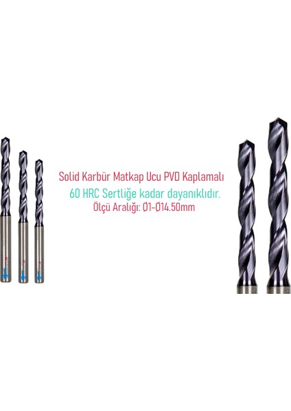 5.6mm PVD Kaplamalı Karbür Matkap - Yüksek Hassasiyetli Delme Çözümleri