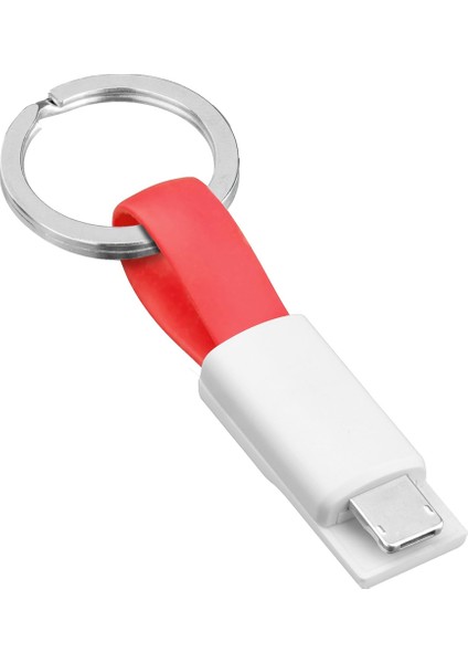 2ın1 Lightning Type C Başlık Mını USB Şarj Kablosu (4886)