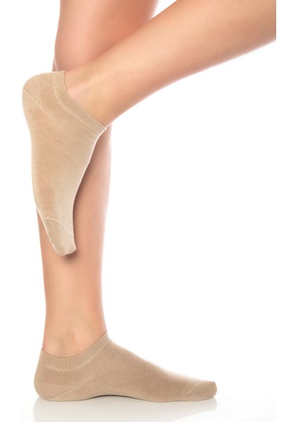 Bambu Kadın Patik Düz Çorap Dikişsiz Premium 3'lü Paket fırsatları