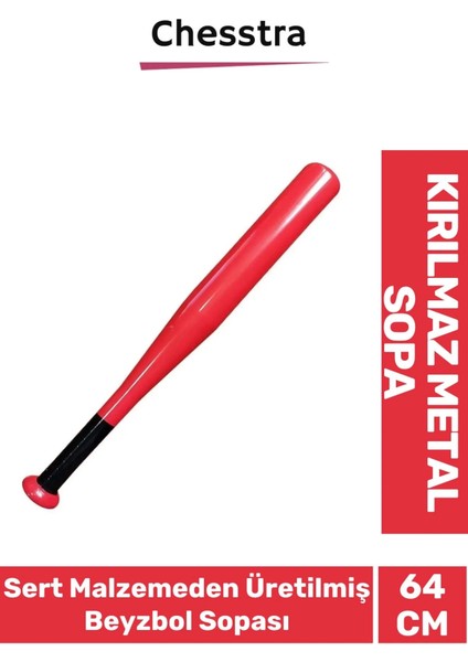 Özel Üretim Modern Zarif Kırılmaz Rahat Kavrama Kaliteli Metal Baseboll Beyzbol Sopası 64 cm