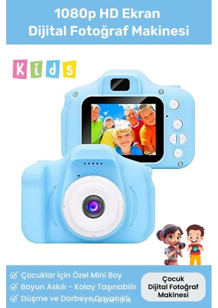 Yeni Nesil Çocuk Dijital Mini Fotoğraf Video Makine Erkek Kız Çocuklar 1080P Hd Ekran Kamera Selfie