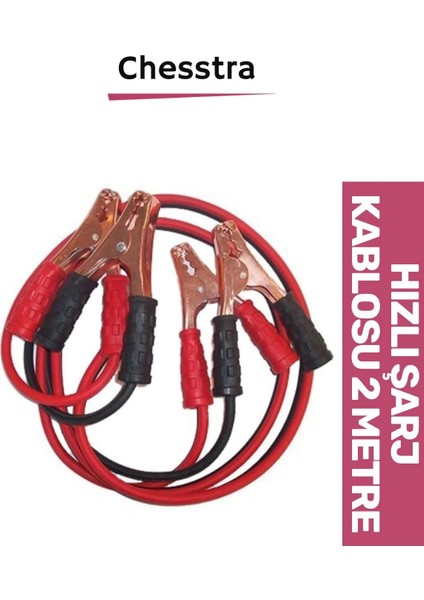 Premium Çantalı %100 Bakır Kalın Kablo 1200 Amper Güçlü Oto Akü Takviye Hızlı Şarj Kablosu 2 Metre modelleri