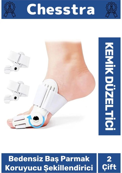 Yumuşak Yıkanabilir Bedensiz Koruma Aparat Sağ Sol Ayak Uyumlu Baş Parmak Kemik Düzeltici 4 Adet