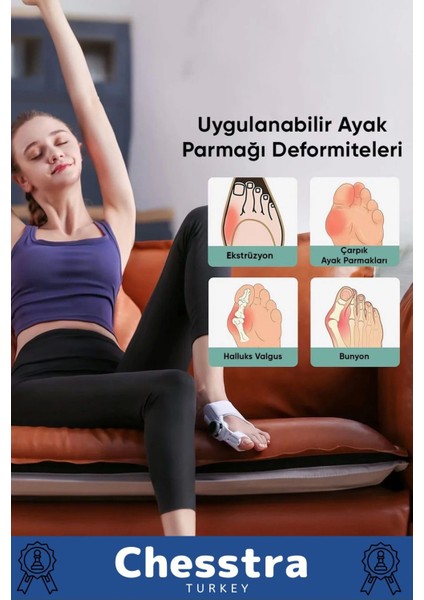 Yumuşak Yıkanabilir Bedensiz Koruma Aparat Sağ Sol Ayak Uyumlu Baş Parmak Kemik Düzeltici 6 Adet modelleri