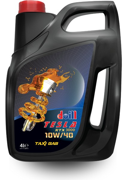 TESLA 10W-40 API SL/CF ACEA A3/B4 4 Litre Yarı Sentetik Motor Yağı (Üretim Yılı: 2024)