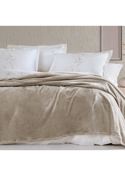 Bedding Olenna Tek Kişilik Wellsoft Battaniye - Bej