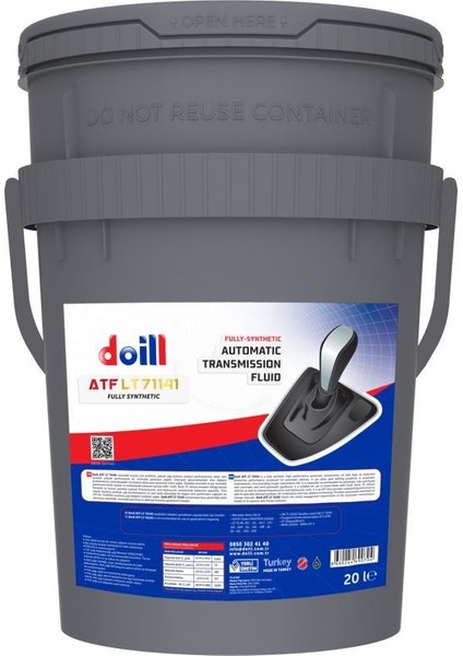 ATF LT71141 20 Litre Tam Sentetik Otomatik Şanzıman Yağı (Üretim Yılı:2024)