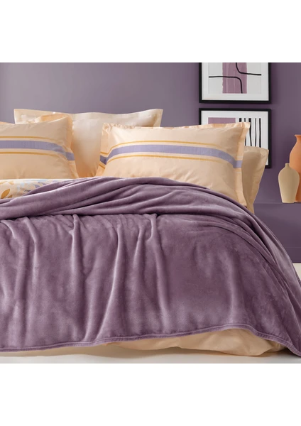 Bedding Olenna Tek Kişilik Wellsoft Battaniye - Kül Moru