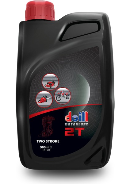 MOTORLUBE 2T - 2 Zamanlı 900 Mililitre Motosiklet Yağı (Üretim Yılı: 2025)