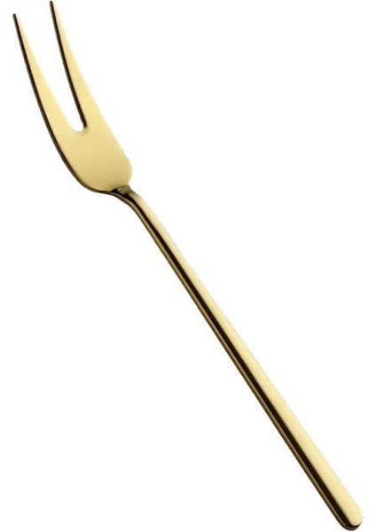 Allegra Titanyum Gold Sos Servis Çatalı