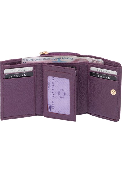 Mor Hakiki Deri Kadın Cüzdan - S1CB00005798-C48 fiyatları