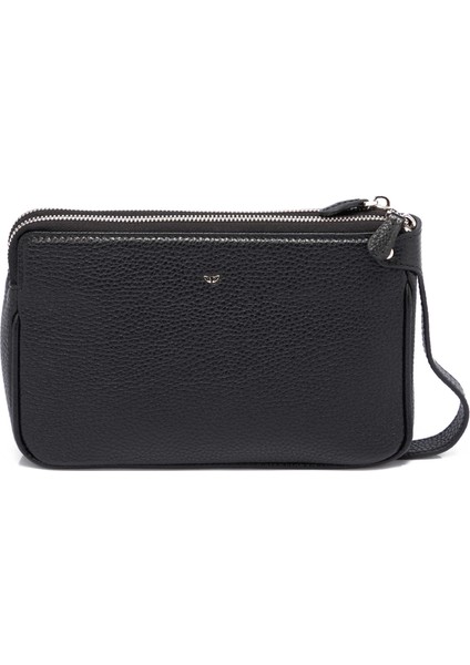 Siyah Deri Erkek Portföy Çantası - S1PC00021470-A6F Siyah