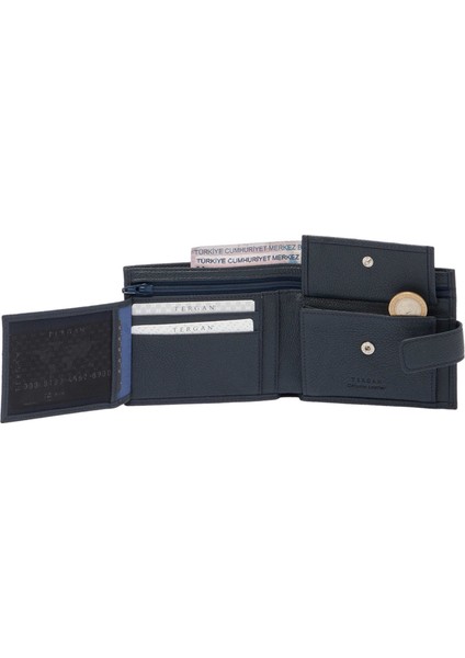 Lacivert Hakiki Deri Erkek Cüzdan - S1CE00001571-U6H modelleri