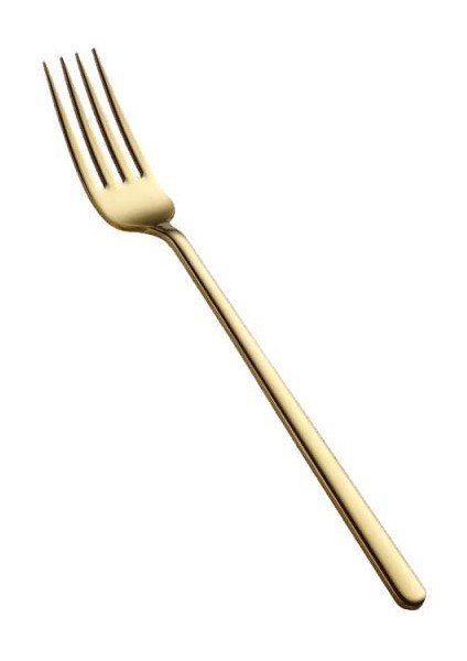 Allegra Titanyum Gold 6'lı Tatlı Çatal