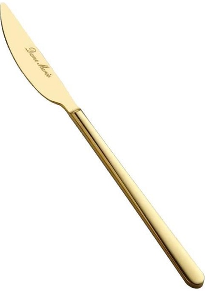 Allegra Titanyum Gold 2'li Yemek Bıçak