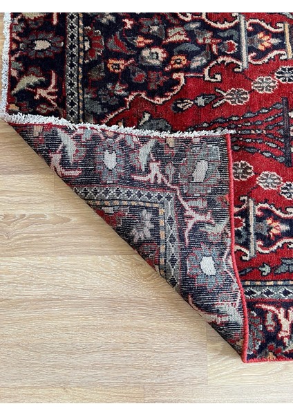 106 x 174 cm Uşak Halısı, Kalın Kısa Tüylü Türk Halısı, Vintage Klasik El Dokuma Ev & Ofis Halısı fırsatları