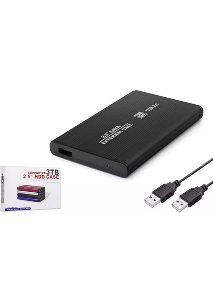 Harddisk Kutusu Metal USB 2.0 Sata 2.5 HDX1758
