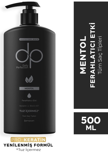 Şampuan Mentol 500 ml & Saç Kremi Çörek Otu Yağı 500 ml