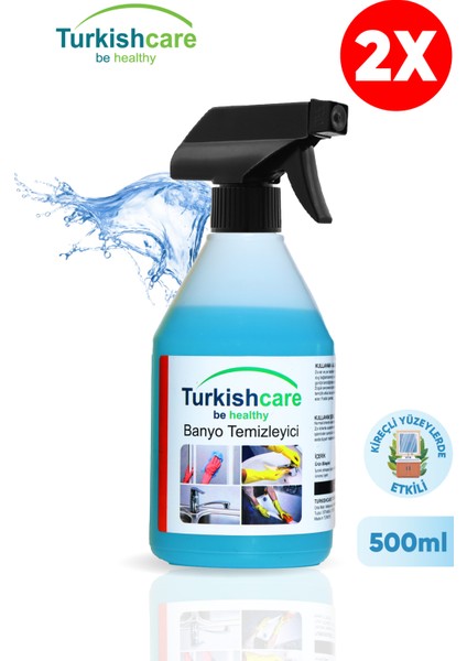 Banyo Ve Kireç Sökücü Temizleyici Sprey 500 ml 2'li Paket