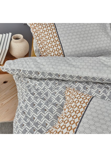 Bedding Taren Tek Kişilik Ranforce Nevresim Seti - Gri