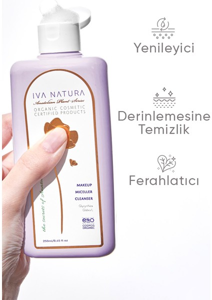 Arındırıcı Makyaj Temizleme Suyu Organik Sertifikalı fiyatları