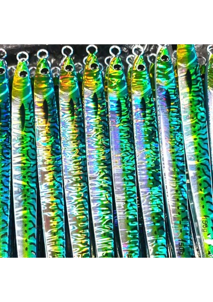 150G /19CM Hızlı Batan Hızlı Hız Yavaş Pitch Jig Cazibesi Dikey Jigs Tuzlu Su Balıkçılık Glow Karanlık Metal Jig Pesca Deniz