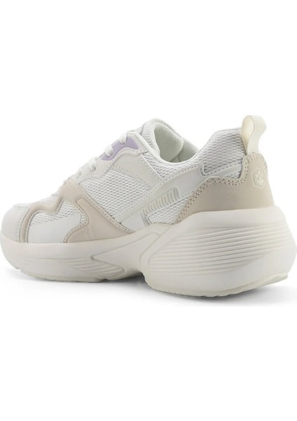 Jaguar Kırık Beyaz Memory Foam Kadın Sneaker Spor Ayakkabı modelleri