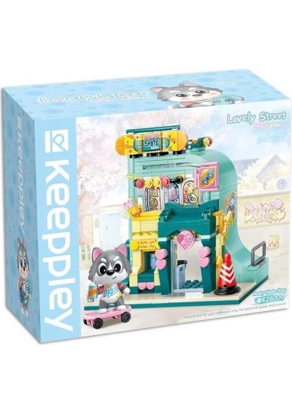 Keeppley Lovely Street K28009 Husky Skate Shop Shopre Gökyüzü Şeker Dükkanı Yapı Blokları Oyuncak Seti fiyatları