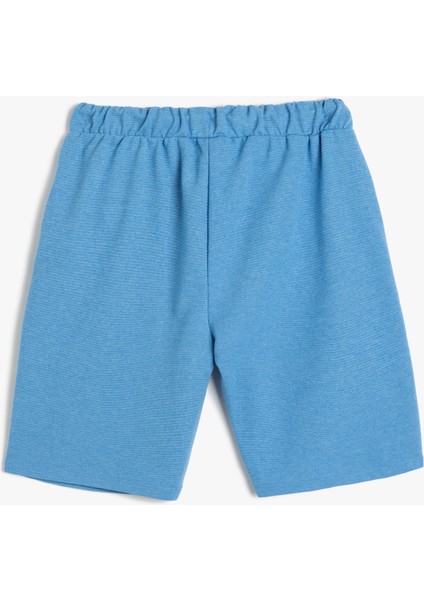 Slogan Baskılı Şort Beli Bağlamalı Cep Detaylı fiyatları