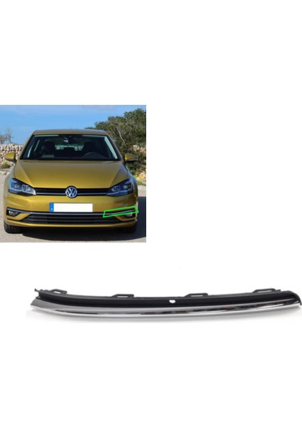 Golf 7.5 Sağ Sis Kapagı Tampon Nikelajı 5G0854662F