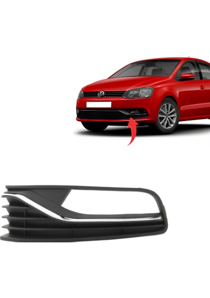 Vw Polo 2015-2018 Sol Sis Kapagı Çerçevesi Kromlu 6C0854661C
