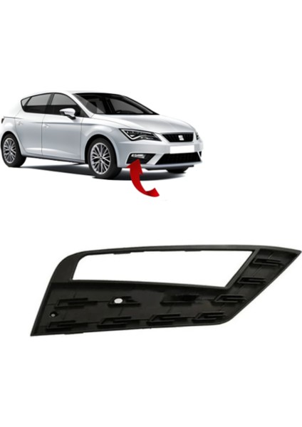 Seat Leon 2016-2020 Sağ Sis Kapağı Sisli 5F0853666G