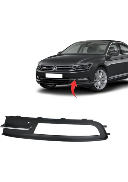 Vw Passat B8 2015-2018 Sol Sis Kapağı Sisli Nikelajlı 3G0854661A