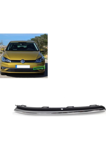 Golf 7.5 Sol Sis Kapagı Tampon Nikelajı 5G0854661F