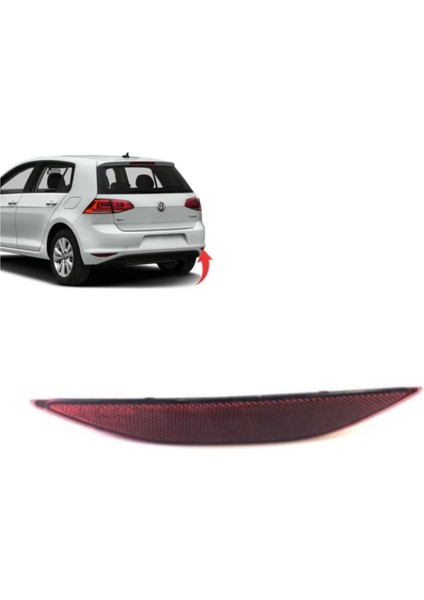 Golf 7 2013-2017 Reflektor Arka Tampon Karartılmıs Sag 5G0945106A