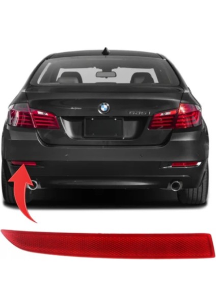 Bmw F10 Lcı 2014-2016 Tampon Reflektoru Arka Sol 63147318555