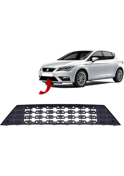 Seat Leon 2016-2020 Ön Tampon Orta Izgara 5F0853667N