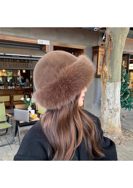 Kışlık Peluş Şapka , Bere , Kalpak