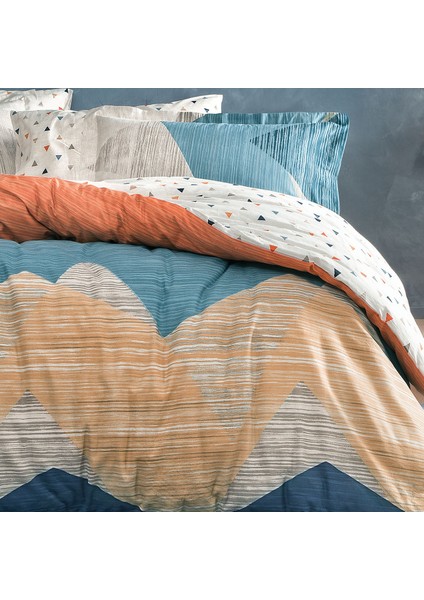 Bedding Aden Ranforce Tek Kişilik Nevresim Takımı - Lacivert