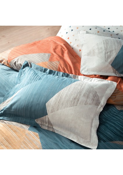 Bedding Aden Ranforce Tek Kişilik Nevresim Takımı - Lacivert