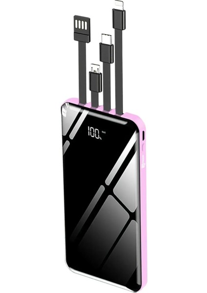10.000 Mah Prime Dijital Göstergeli Dahili Çoklu Kablolu Powerbank