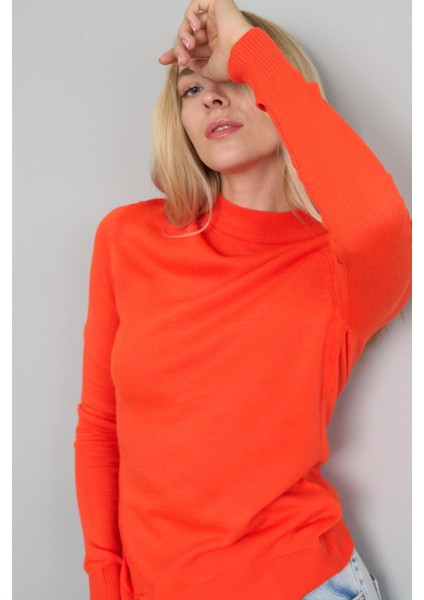 Miyamira 2254 Dik Yaka Basic Triko Mercan modelleri