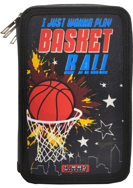 Xl Jumbo Model Basketbol Kalem Kutusu Organizer Kalemkutu 3 Bölmeli Kalemlik Siyah modelleri