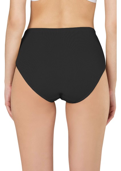 Kadın Ribana Yüksek Bel Büyük Beden Külot 3'lü Paket fiyatları