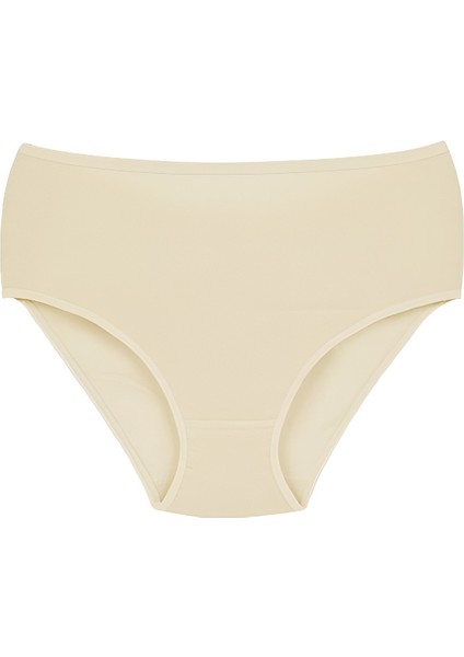 Kadın Ribana Yüksek Bel Büyük Beden Külot 3'lü Paket indirimleri