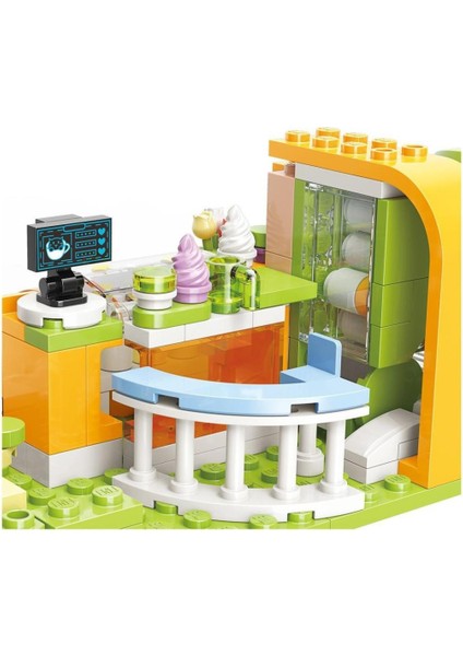 Keeppley Lovely Street K28017 Bsh Kitten Juice Shop Kedi Meyve Suyu Dükkanı Yapı Blokları Oyuncak Seti fırsatları