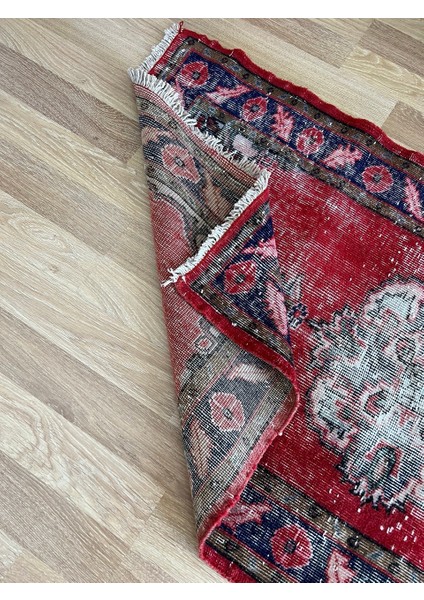 88 x 336 cm Antika Yolluk, Vintage Uzun Koridor Halısı, Kırmızı El Dokuma Anadolu Yolluk fiyatları