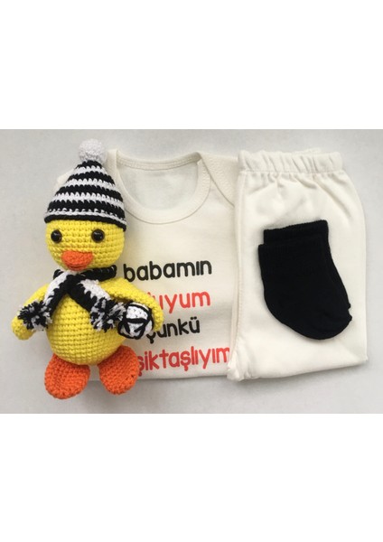 Hoşgeldin Bebek, Yenidoğan Erkek Bebek, Siyah Beyaz Taraftar Hediye Seti fiyatları