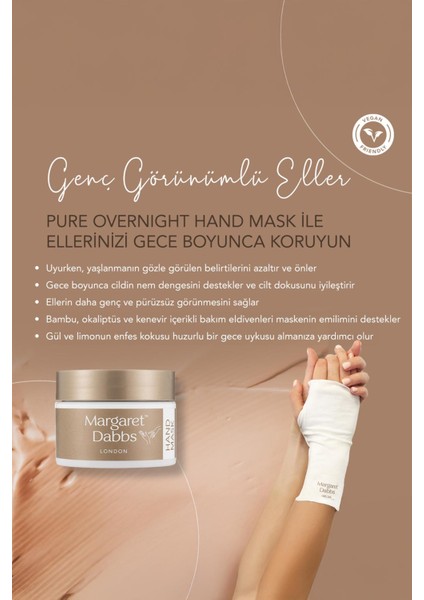 Pure Overnight Hand Mask - Gece El Maskesi - 35 ml