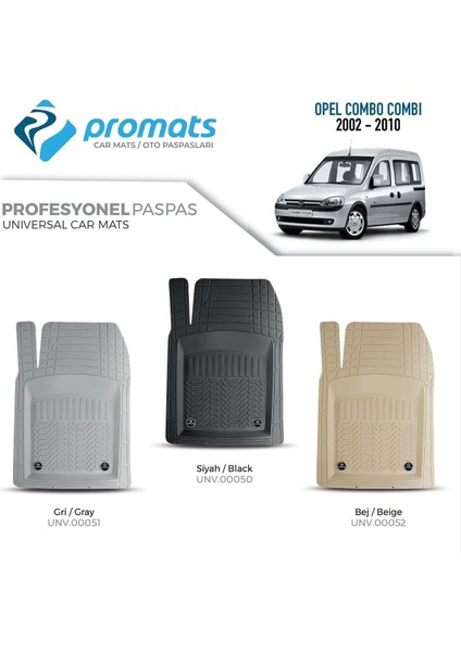 Opel Combo Combi 2002-2010 4d Oto Paspas Profesyonel Bej